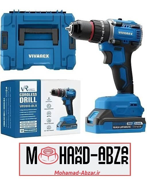 کاربرد دریل شارژی براشلس 20 ولت ویوارکس VIVAREX VR2010-BLX