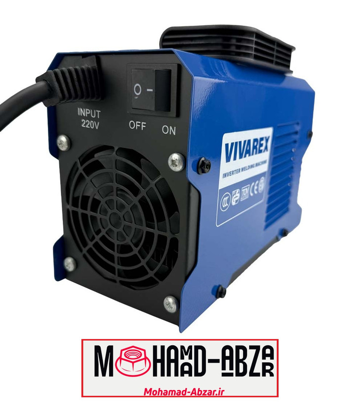 ابعاد اینورتر جوشکاری دو ولوم مینى ویوارکس مدل VIVAREX VR210-MINI