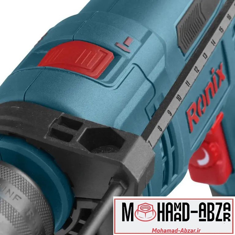 بستهبندی دریل چکشی 750 وات رونیکس مدل RONIX 2214