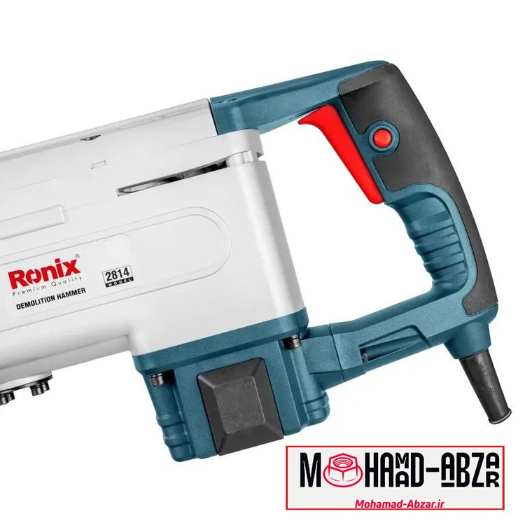 نمای جانبی چکش تخریب 14 کیلویی 1700 وات رونیکس مدل 2814 RONIX