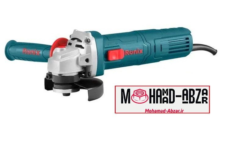 ابعاد مینی فرز 880 وات 115 میلیمتری رونیکس مدل RONIX 3110N