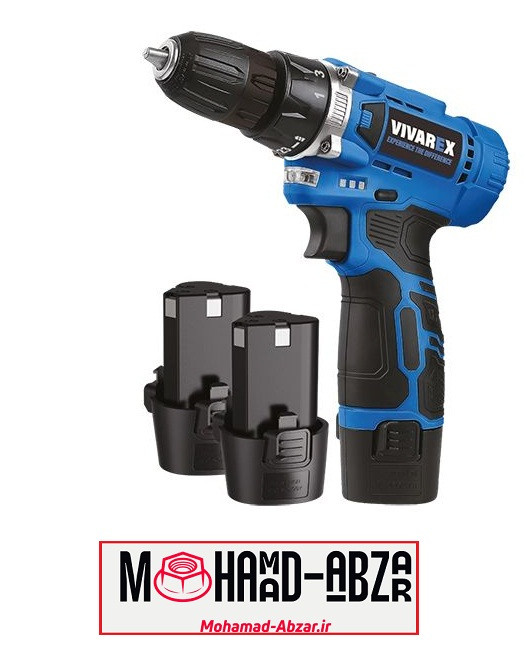 کیفیت دریل شارژی 12 ولت دو سرعته ویوارکس مدل VIVAREX VR1215V-2B